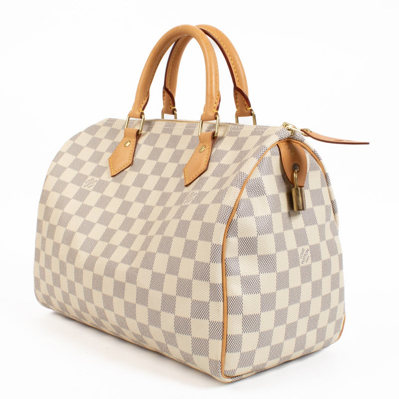 buy 100% authentic pre loved Louis Vuitton Damier Azur Speedy 30 Top Handle on Labellov.com