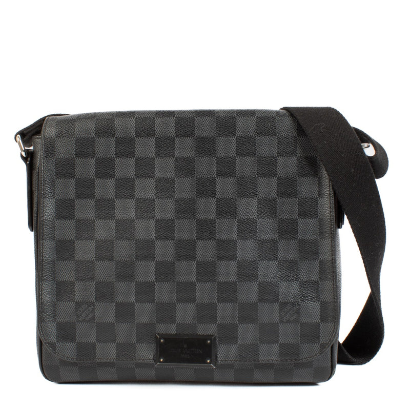 shop 100% authentic second hand Louis Vuitton Damier Graphite District Crossbody Bag on Labellov.com