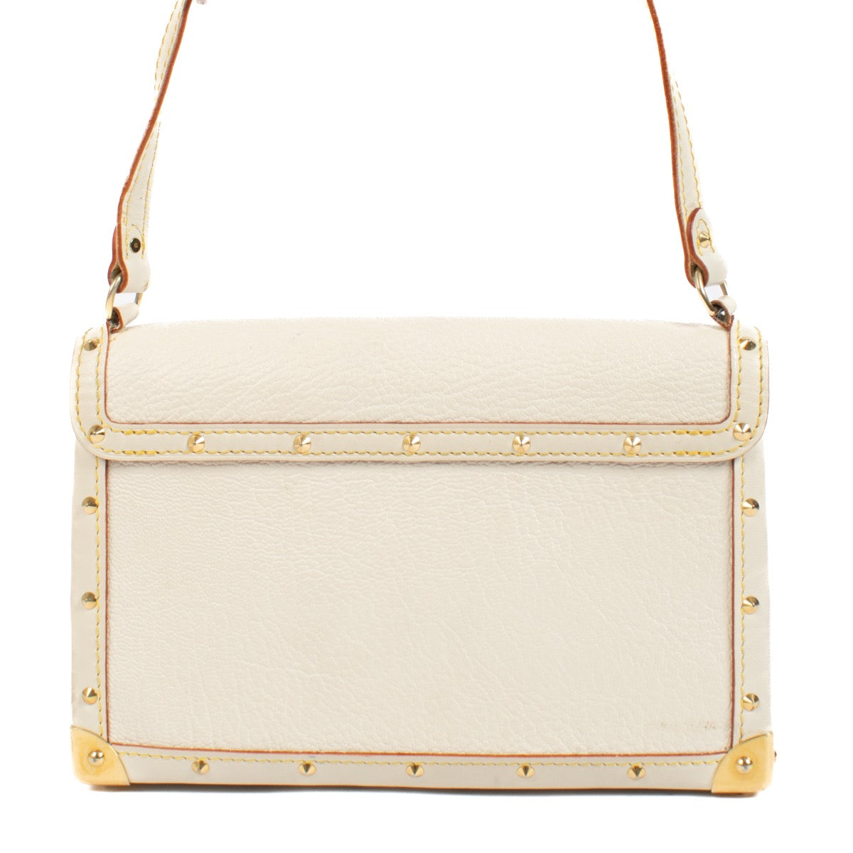 Shop safe online at Labellov in Antwerp, Brussels and Knokke this 100% authentic second hand Louis Vuitton White Suhali Top Handle Bag. Veilig online tweedehands authentieke Louis Vuitton White Suhali Top Handle handtas kopen bij Labellov.