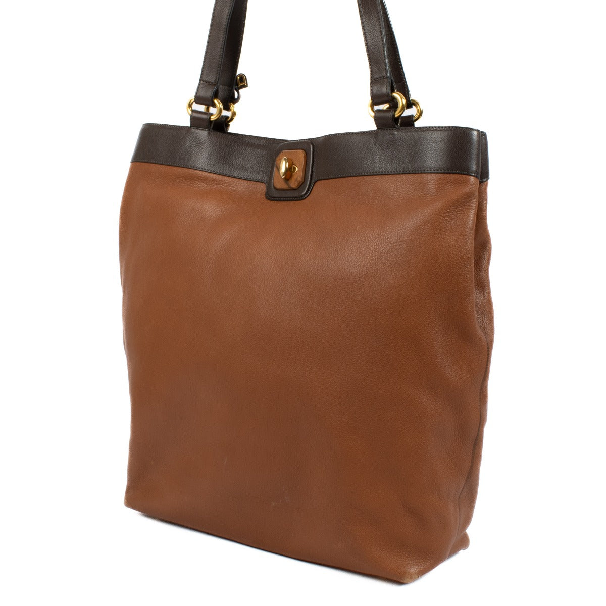 buy 100% authentic pre loved Delvaux Brown Shoulder Bag on Labellov.com