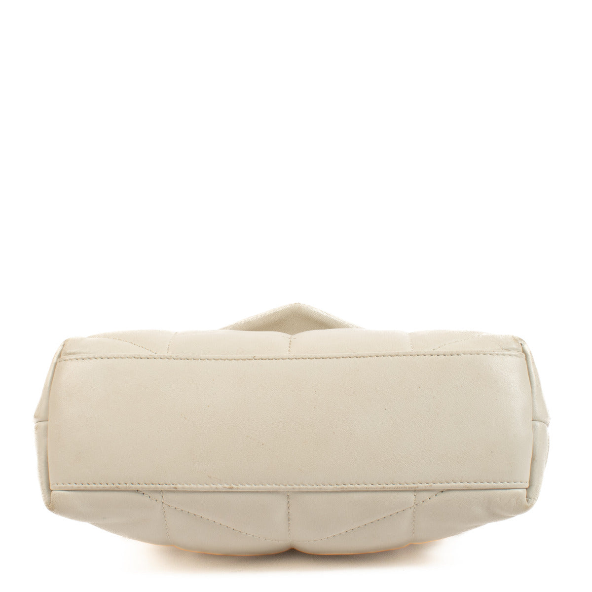 Saint Laurent Witte Puffer Mini Tas
