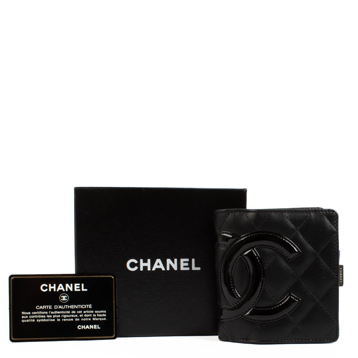 shop 100% authentic second hand Chanel Black Cambon Wallet on Labellov.com