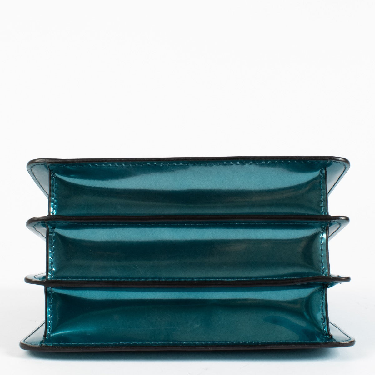 shop 100% authentic second hand Bulgari Blue Patent Serpenti Forever Mini Top Handle Bag on Labellov.com