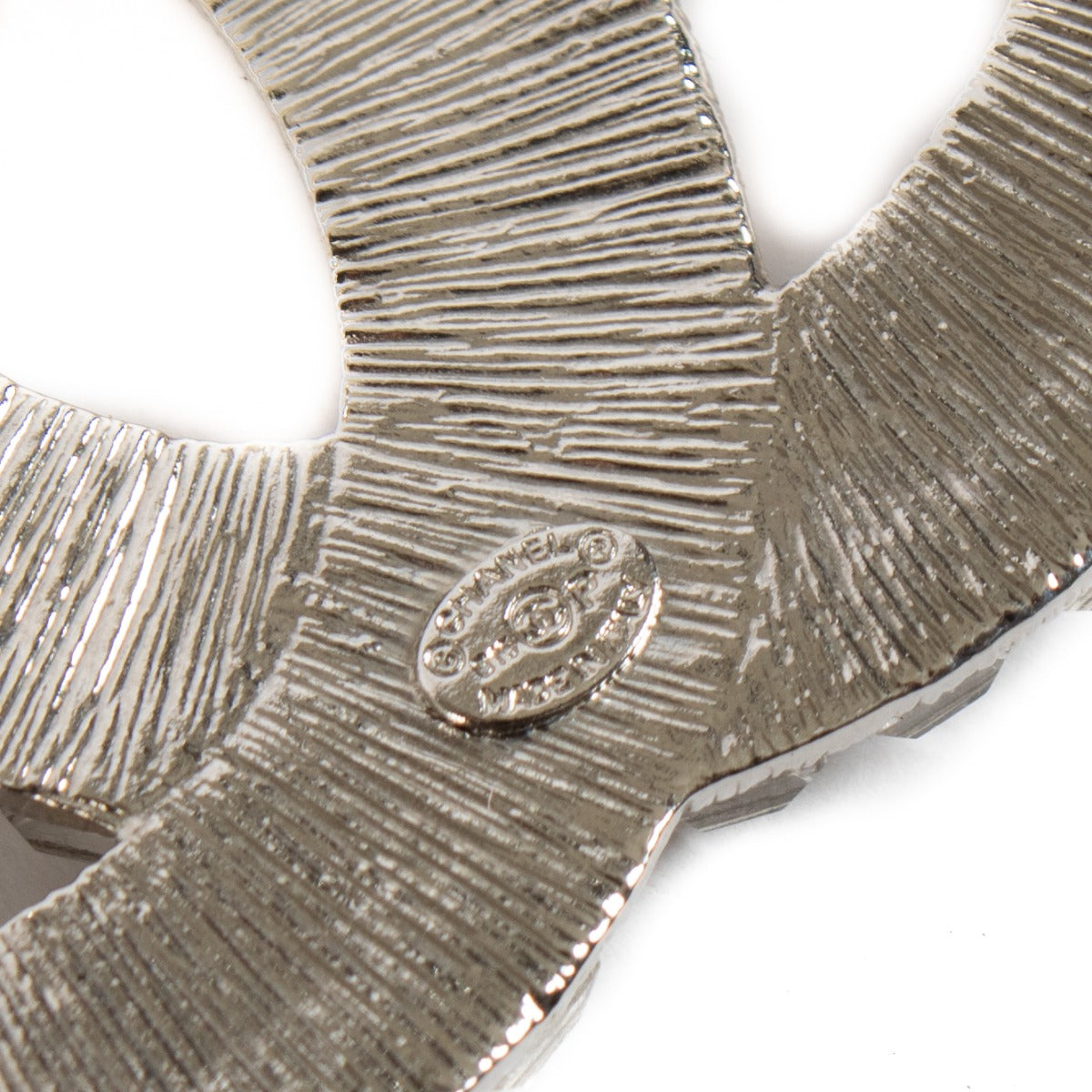 Chanel 15P Zilveren CC Broche