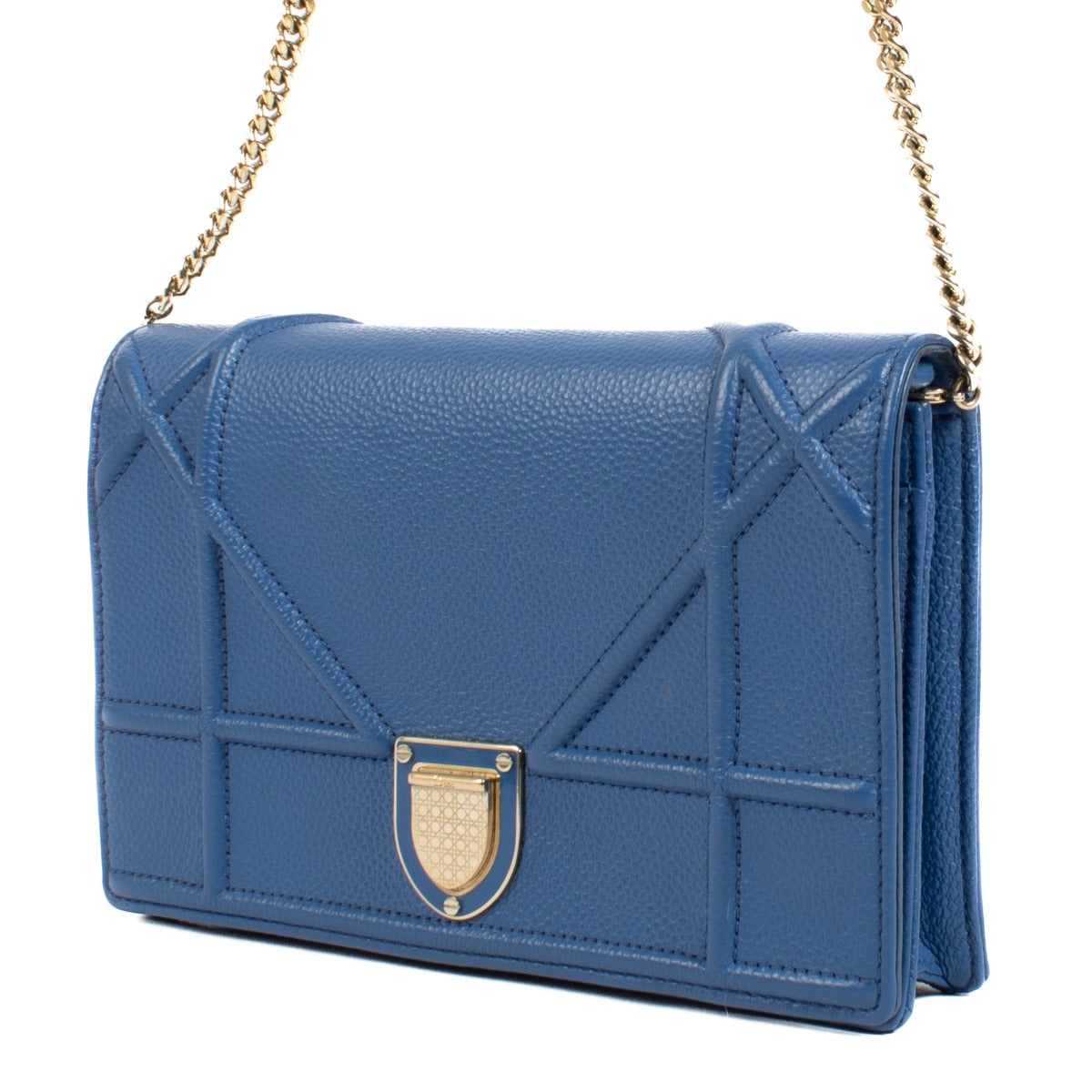 Christian Dior Blue Diorama Mini Bag