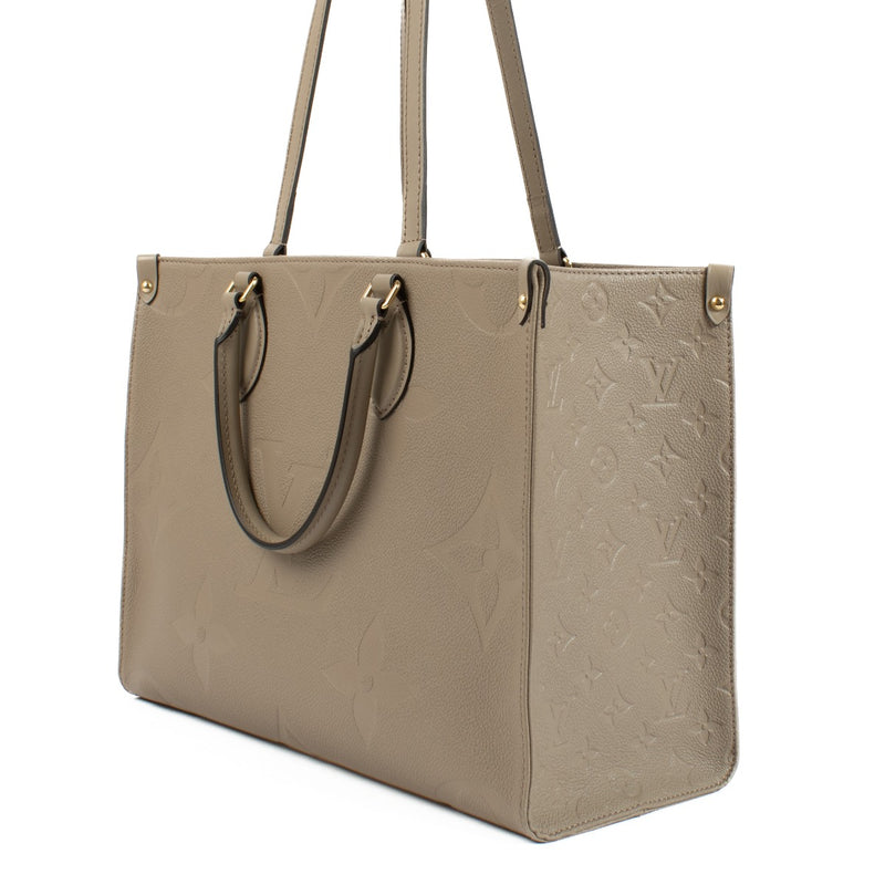 Buy authentic second hand Louis Vuitton Dune Monogram Leather Empreinte Onthego MM at Labellov.com