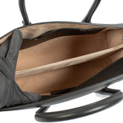 Alexander McQueen Heroine Smooth Black Handbag aan de beste prijs bij Labellov tweedehands.