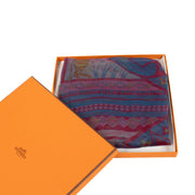shop 100% authentic second hand Hermès Pink Ors Bleu D'Afrique Silk Scarf on Labellov.com