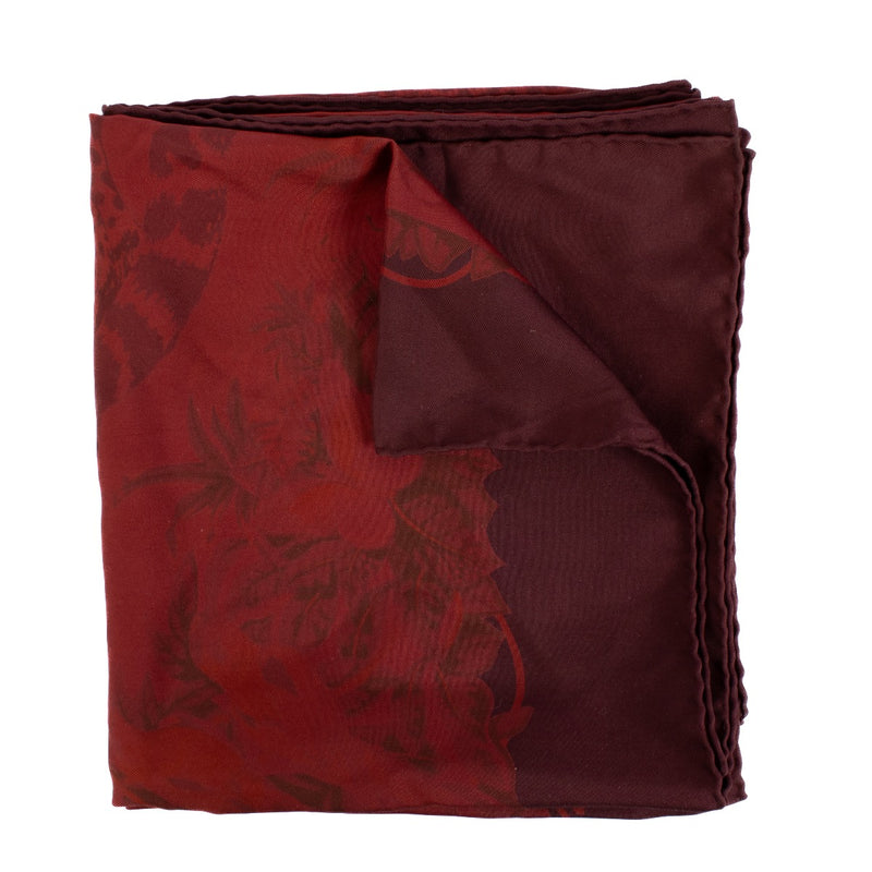 shop 100% authentic second hand Hermès Burgundy Surteint Silk Scarf on Labellov.com