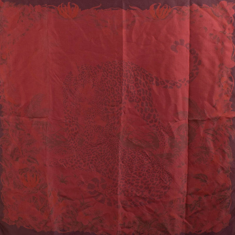 shop 100% authentic second hand Hermès Burgundy Surteint Silk Scarf on Labellov.com