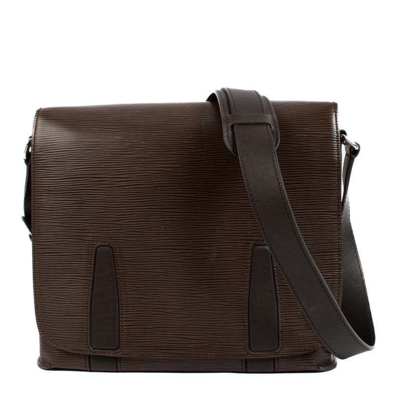 shop 100% authentic second hand Louis Vuitton Brown Epi Leather Harrington Crossbody Bag on Labellov.com