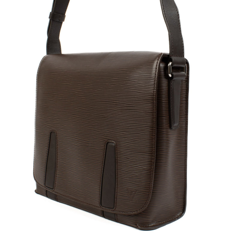 shop 100% authentic second hand Louis Vuitton Brown Epi Leather Harrington Crossbody Bag on Labellov.com