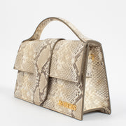 Jacquemus Python Leather Top Handle Bag