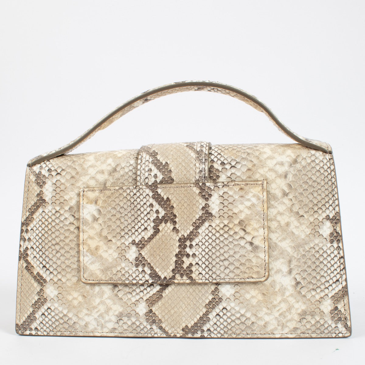 Jacquemus Python Leather Top Handle Bag