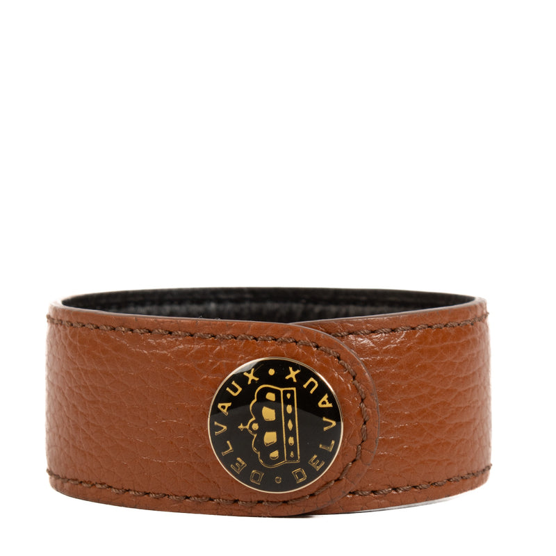 Delvaux Camel Leather Bracelet