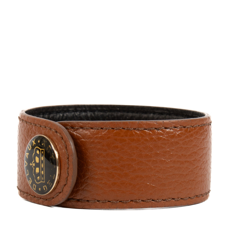 Delvaux Camel Leather Bracelet