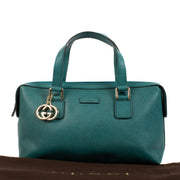 Gucci Teal Blue Bowling Bag aan de beste prijs bij Labellov tweedehands luxe in Antwerpen en knokke