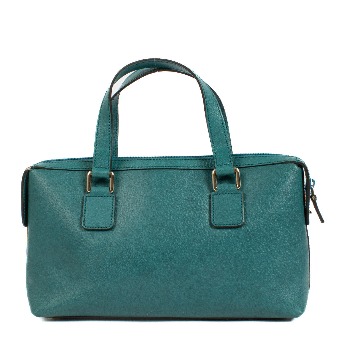 Gucci Petrolblauwe Bowlingtas