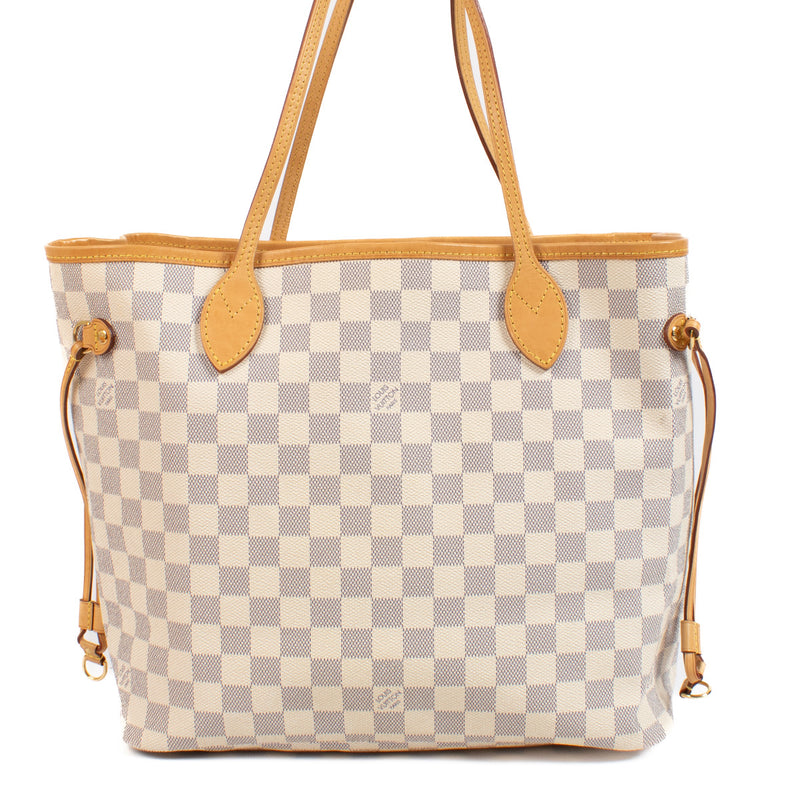 Louis Vuitton Damier Azur Patterned Shopper Bag