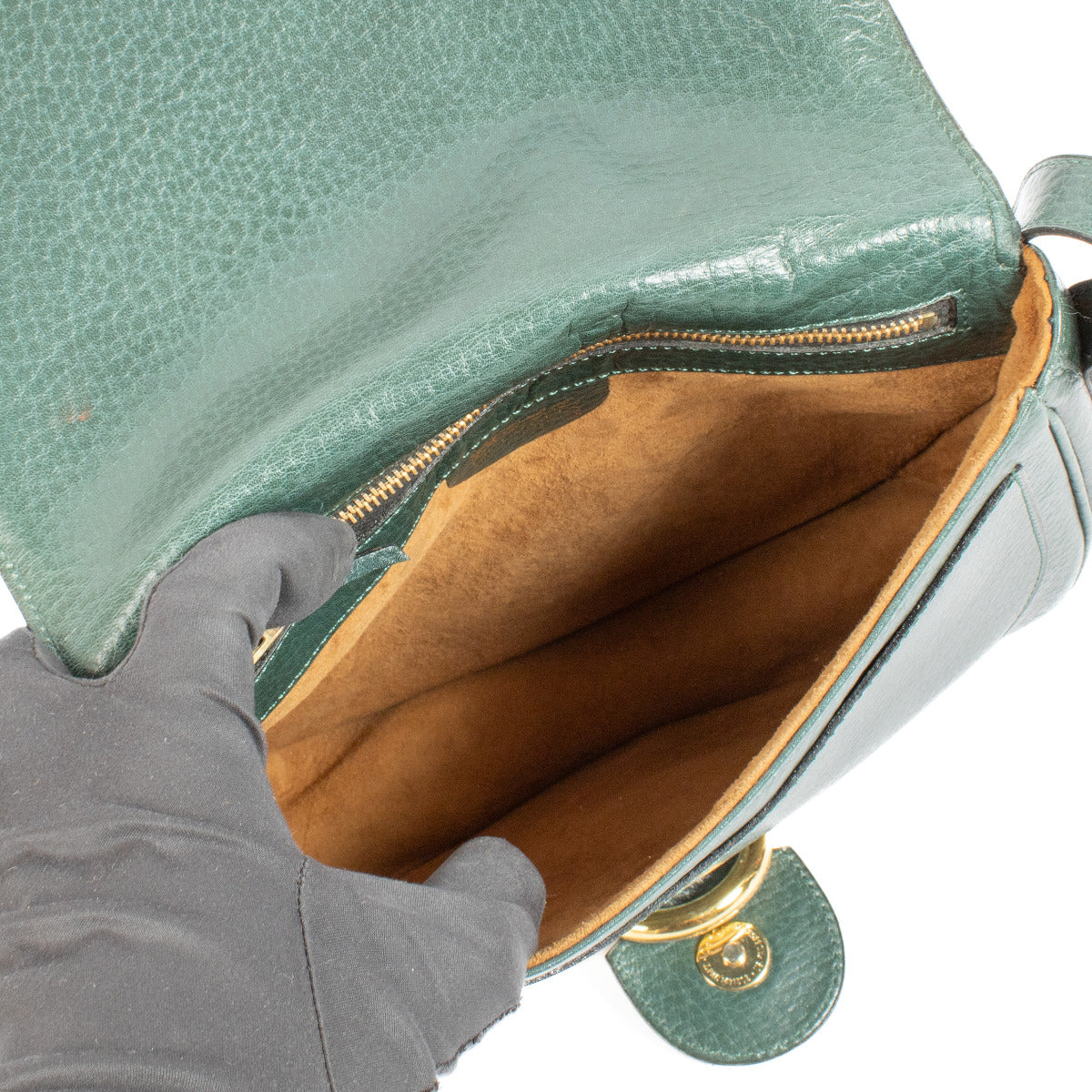 Sac bandoulière Delvaux vert