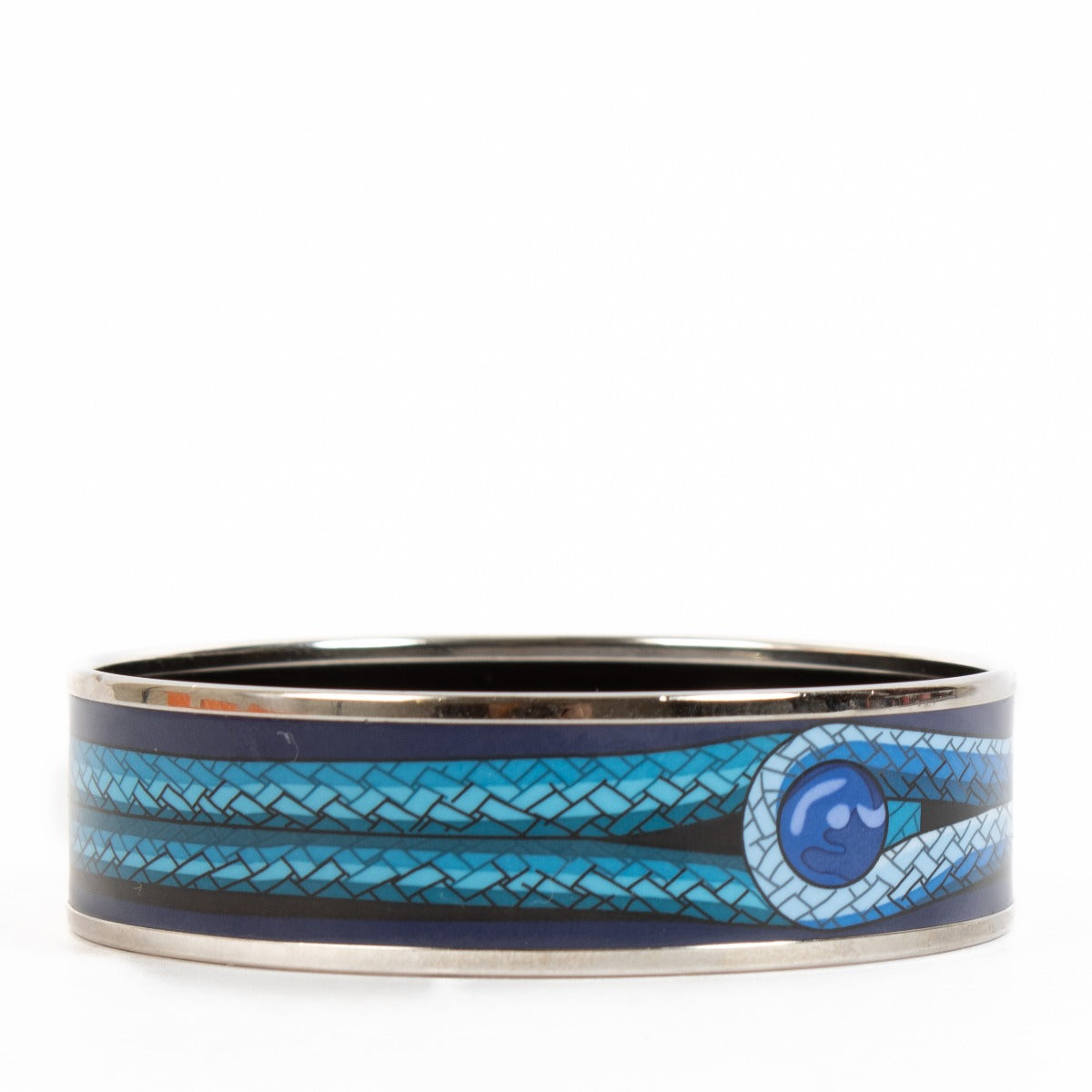 buy 100% authentic pre loved Hermès Blue Bangle Bracelet - size s on Labellov.com