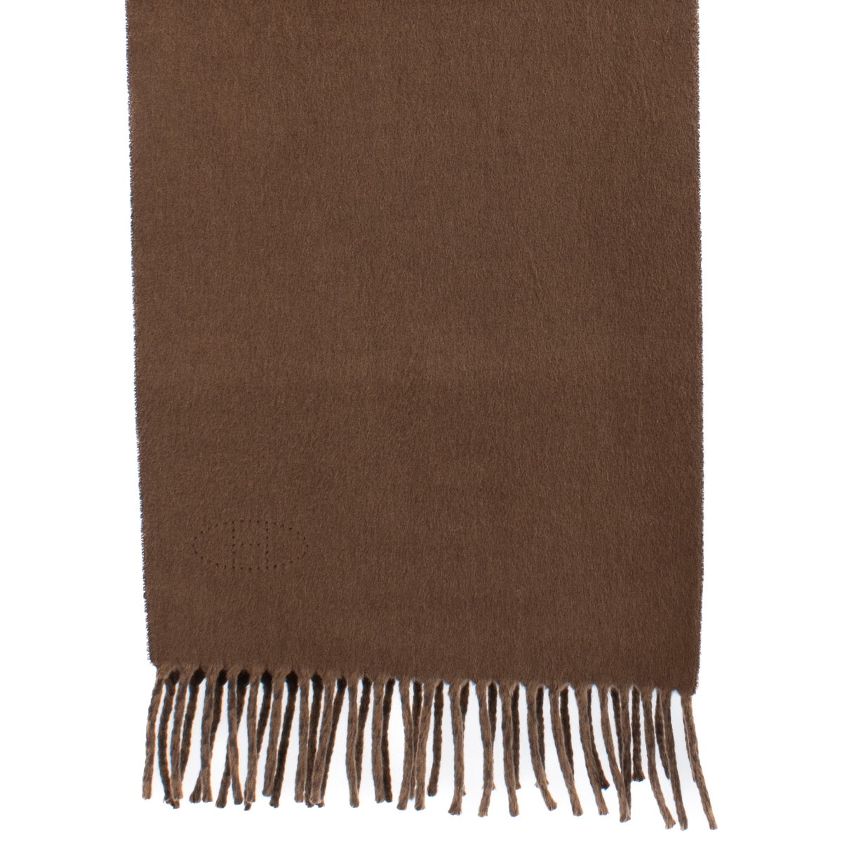shop 100% authentic second hand Hermès Brown Cashmere Scarf on Labellov.com