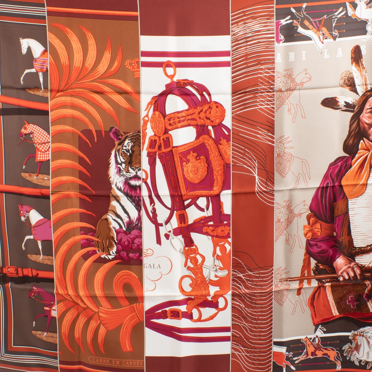 Shop safe online at Labellov in Antwerp, Brussels and Knokke this 100% authentic second hand Hermès Carré en Carrés Silk Carré 90 Scarf. Veilig online tweedehands authentieke Hermès Carré en Carrés Silk Carré 90 Sjaal kopen bij Labellov.