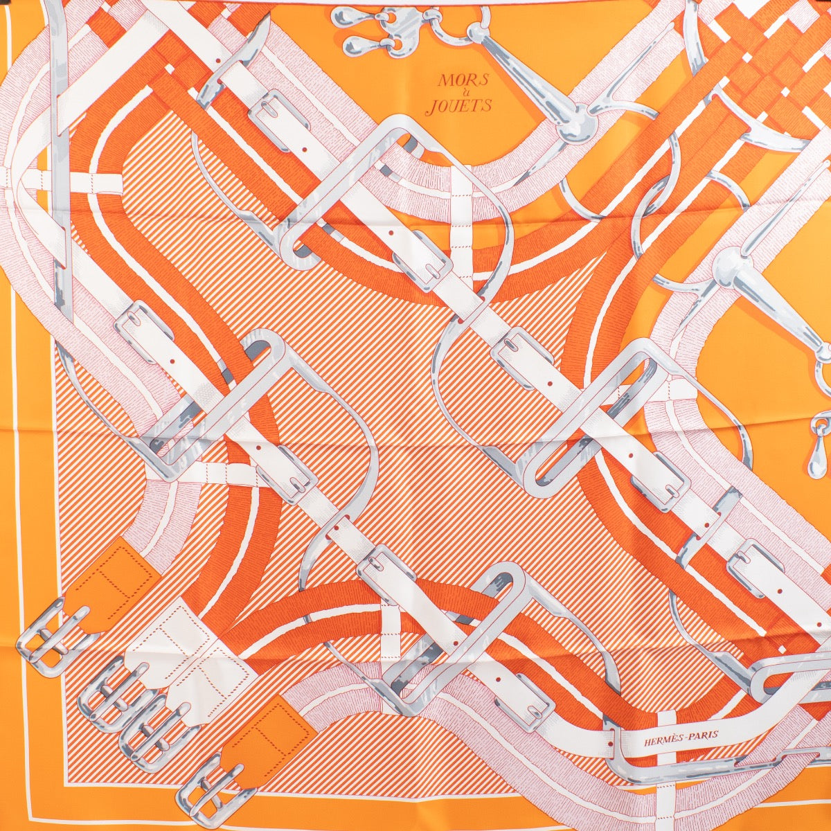 shop 100% authentic second hand Hermès Mors Et Jouets Carré 90 Silk Scarf on Labellov.com