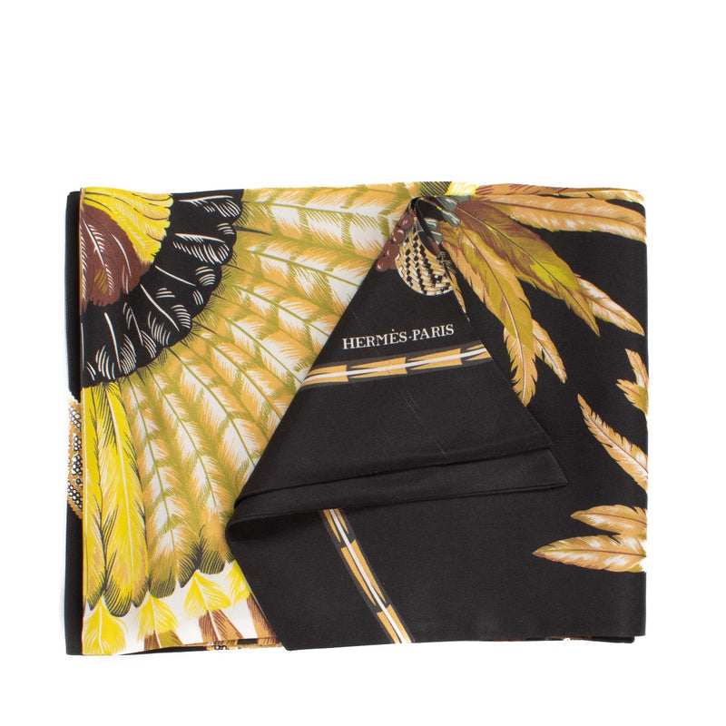 buy 100% authentic pre loved Hermès Black Maxi Twilly Scarf on Labellov.com