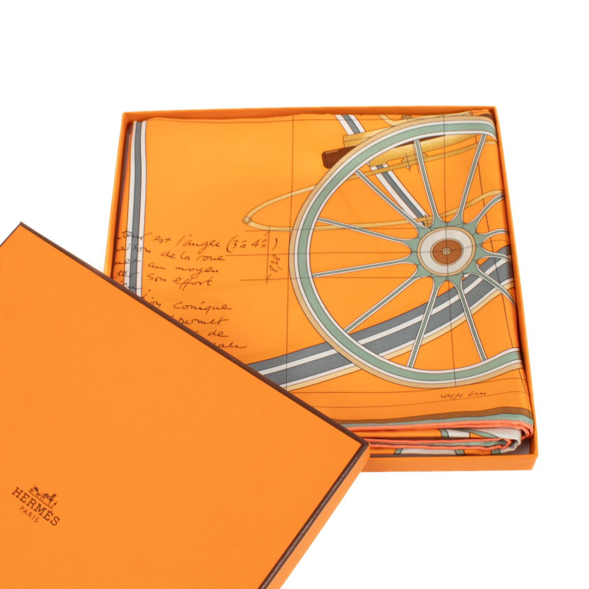 Shop safe online at Labellov in Antwerp, Brussels and Knokke this 100% authentic second hand Hermès Orange Projet De Voiture Petit-Duc Bateau Silk Carré 90 Scarf. Veilig online tweedehands authentieke Hermès oranje Projet De Voiture Petit-Duc Bateau Silk
