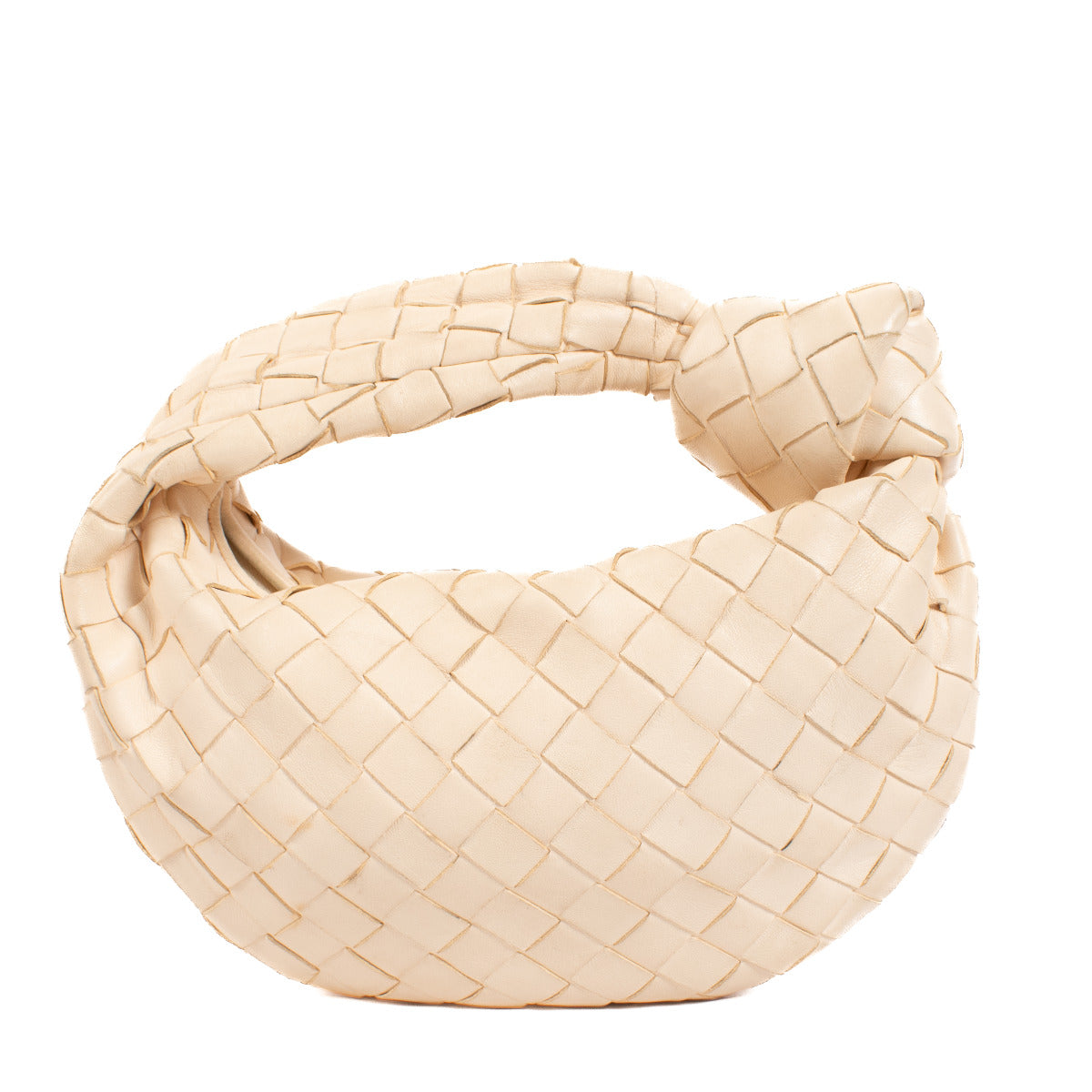 Bottega Veneta Macaroon Intrecciato Mini Jodie Bag aan de beste prijs bij Labellov tweedehands luxe in Antwerpen en Knokke.