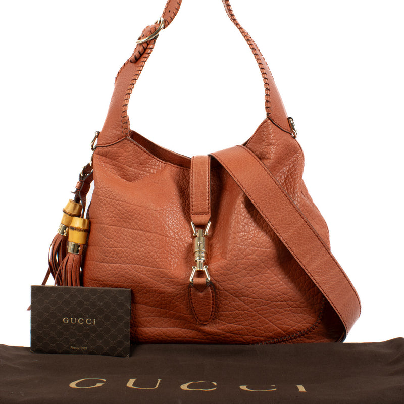 Gucci Dusty Orange Medium New Jackie Bag for the best price at Labellov secondhand luxury