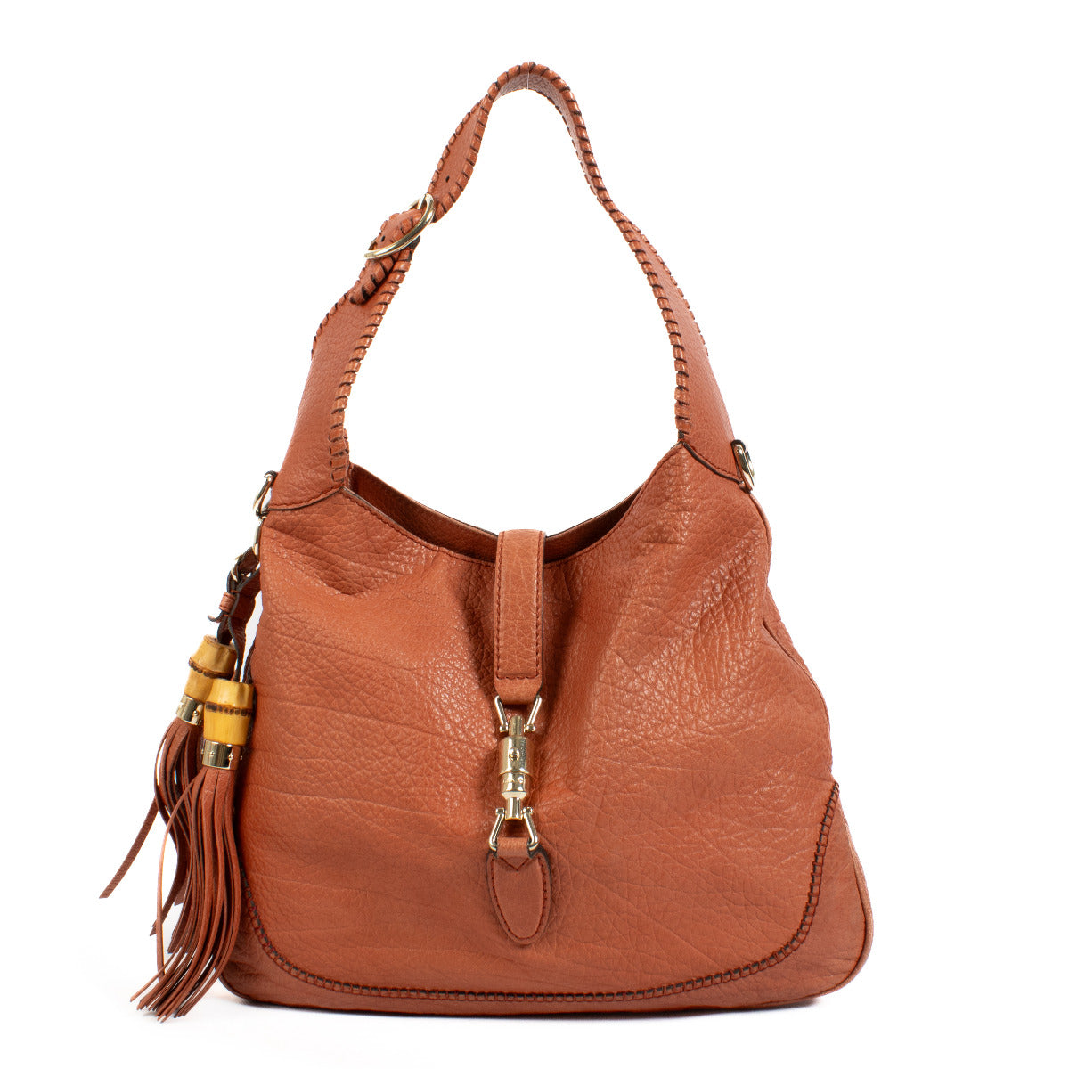 Koop en verkoop uw authentieke designer Gucci Dusty Orange Medium New Jackie Bag aan de beste prijs bij Labellov