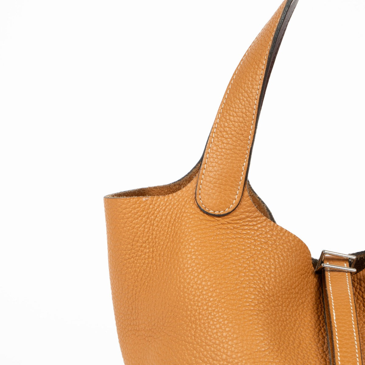 Sac Hermès Picotin Lock 22 Eclat Toffee/Bordeaux Clemence/Swift PHW