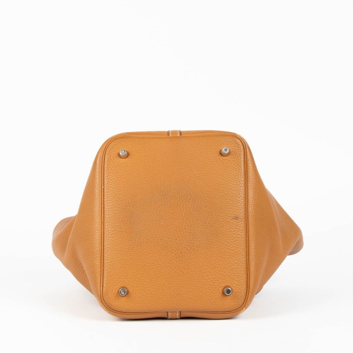 Sac Hermès Picotin Lock 22 Eclat Toffee/Bordeaux Clemence/Swift PHW