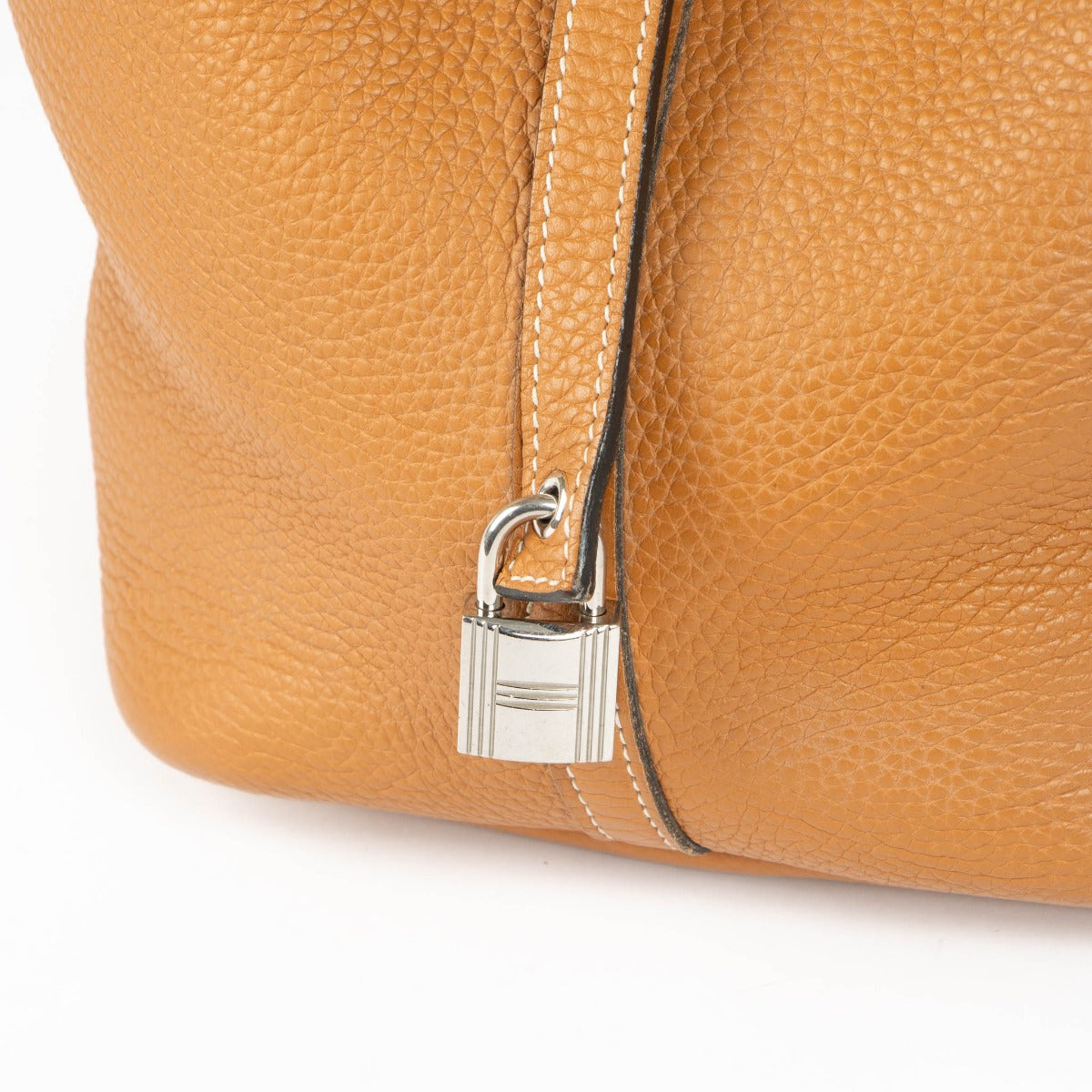 Sac Hermès Picotin Lock 22 Eclat Toffee/Bordeaux Clemence/Swift PHW