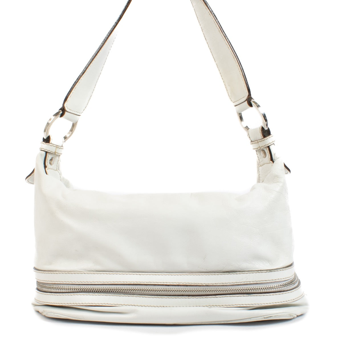 shop 100% authentic second hand Dolce & Gabbana White Leather Shoulder Bag on Labellov.com