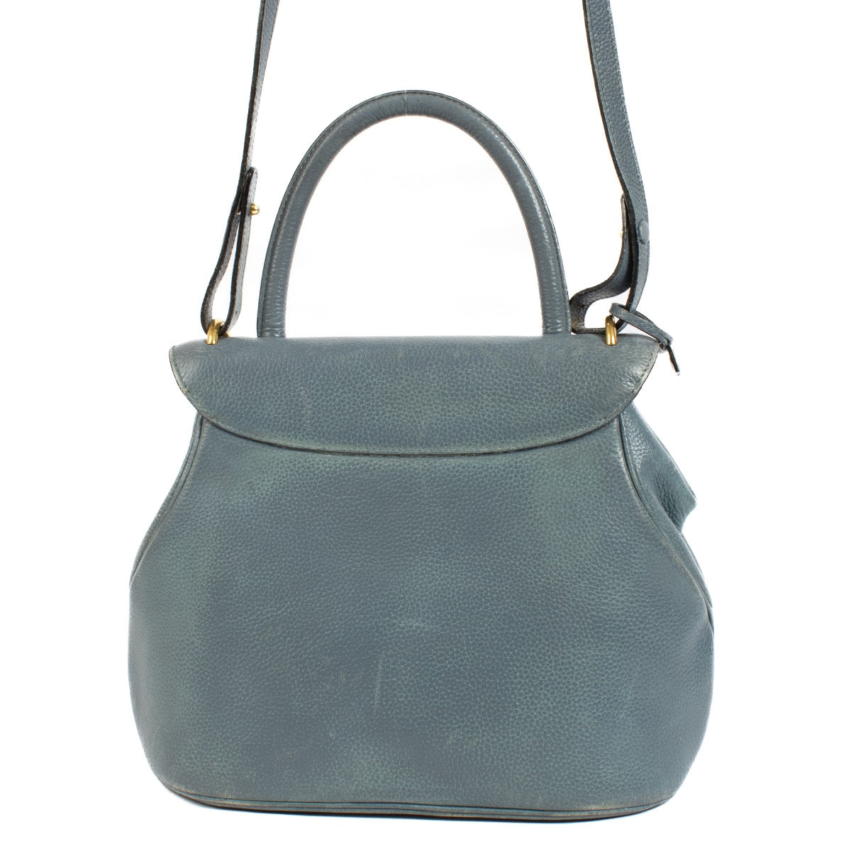 shop 100% authentic second hand Delvaux Blue Baltimore Shoulder Bag on Labellov.com