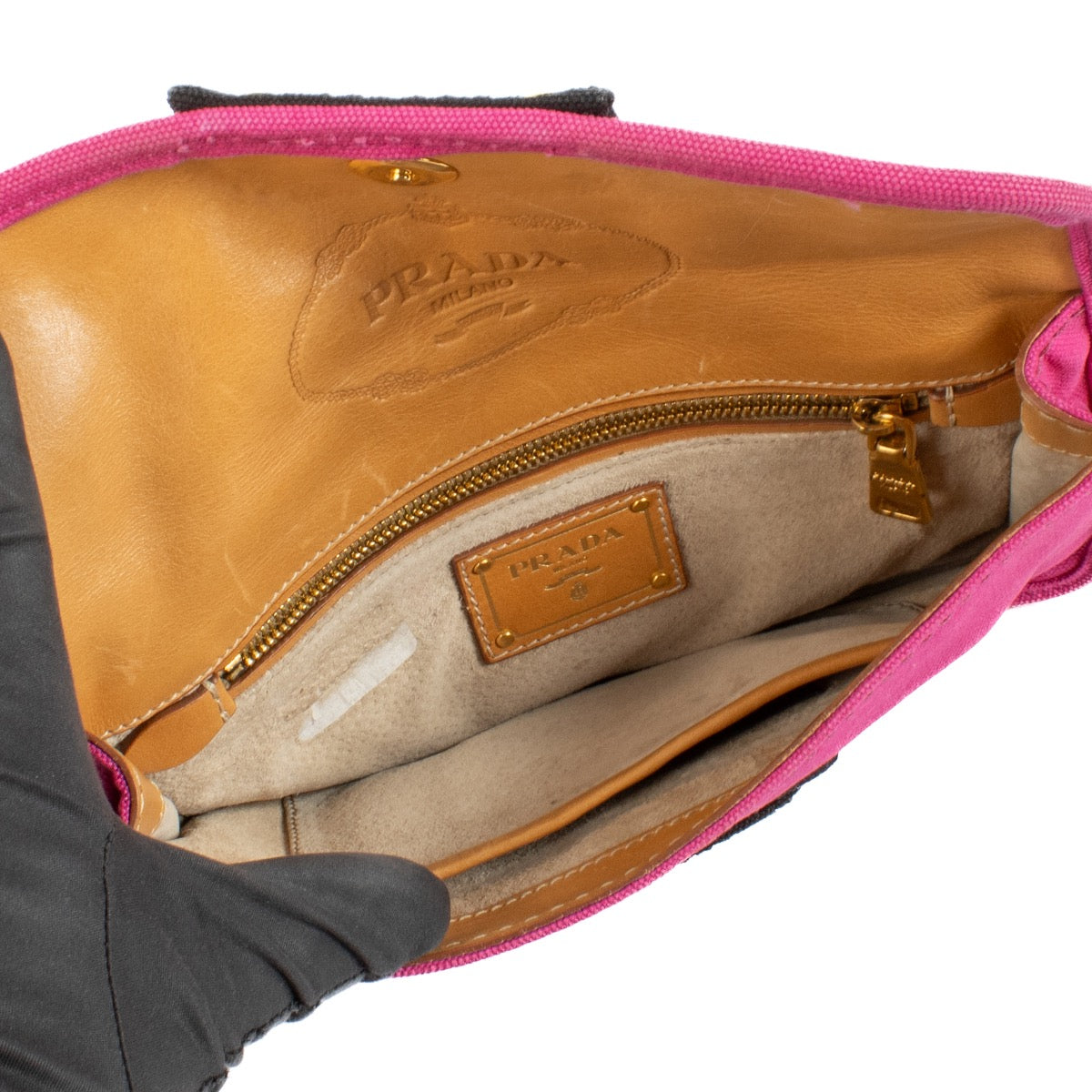 shop 100% authentic second hand Prada Pink Clutch on Labellov.com