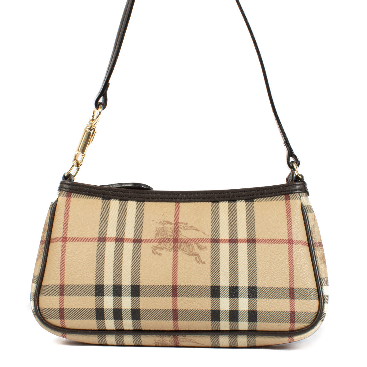 Sac à bandoulière Burberry Haymarket Check petit modèle