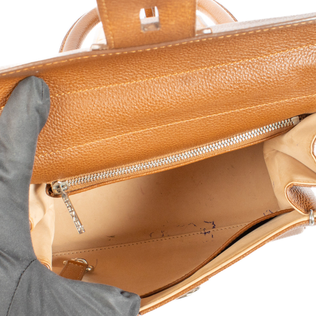 Delvaux Bruine Brillant PM Tas