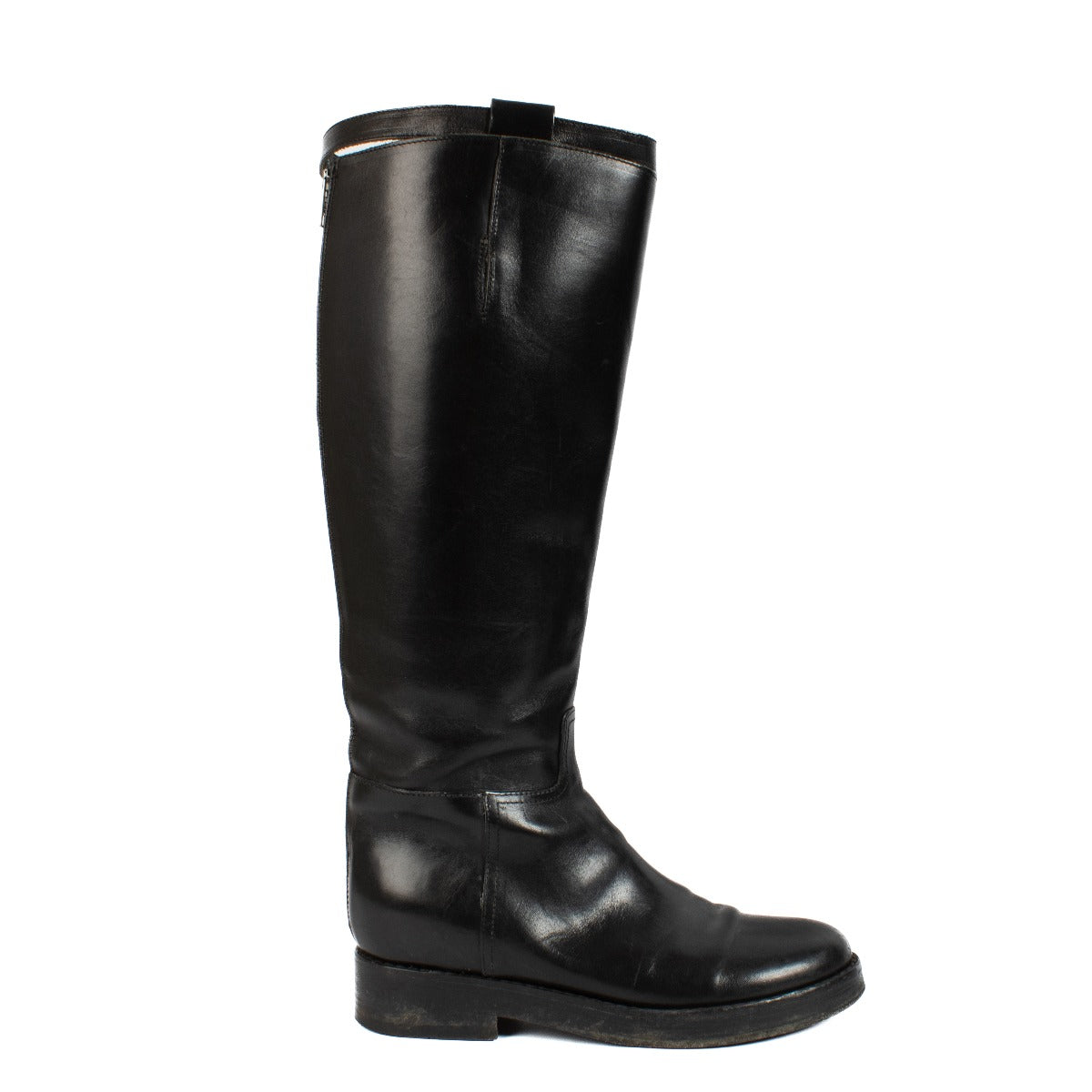 Ann Demeulemeester Black Stan Riding Boots