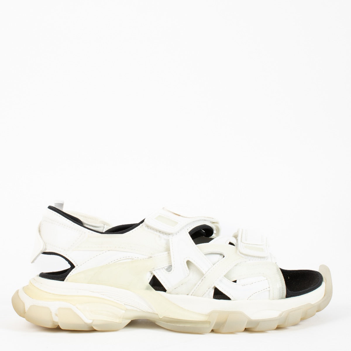 Authentic preloved Balenciaga White Track Sandals on Labellov.com