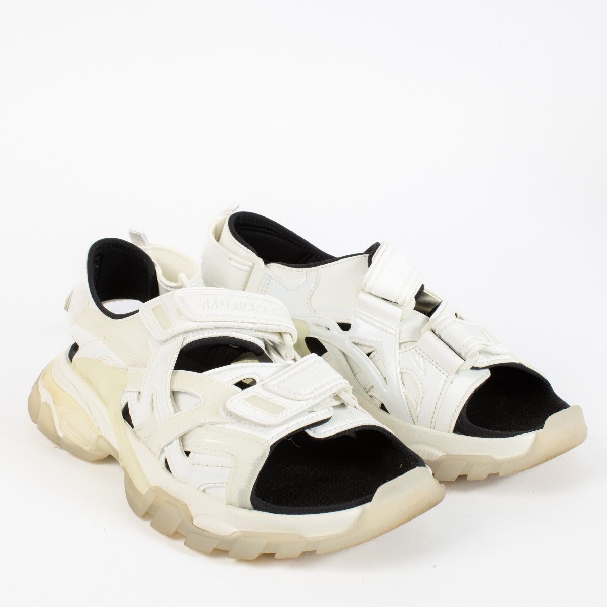 Authentic preloved Balenciaga White Track Sandals on Labellov.com