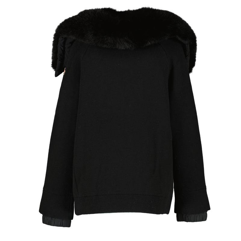 Shop 100% authentic secondhand Moncler Grenoble Black Fur Maglione Hybrid Jacket on Labellov.com
