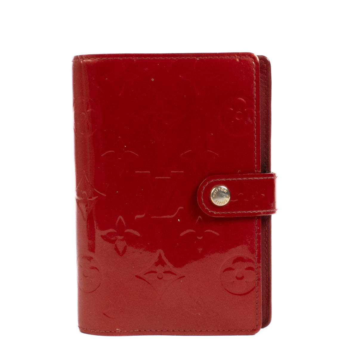 Louis Vuitton Cherry Red Monogram Vernis Agenda Cover
