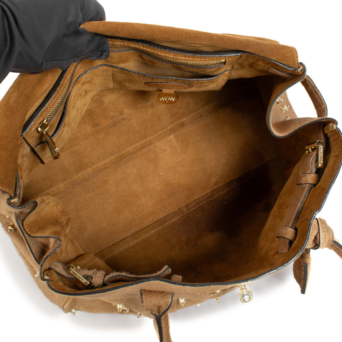 Mulberry Bayswater Pony Hair Fox Rivets Tas met handvat