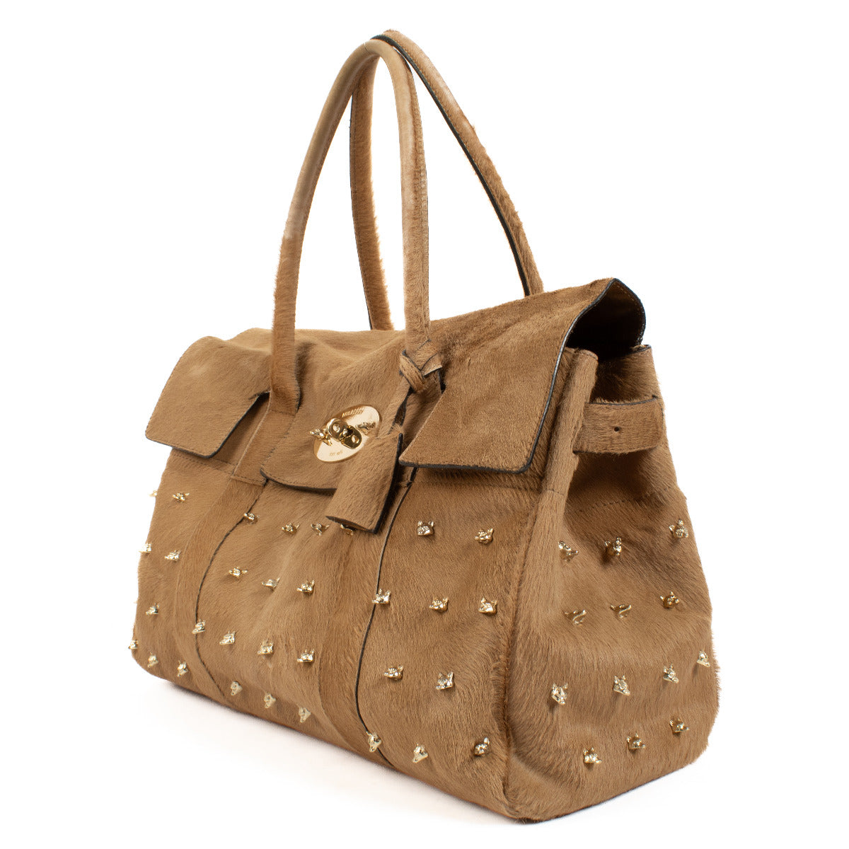 Mulberry Bayswater Pony Hair Fox Rivets Tas met handvat
