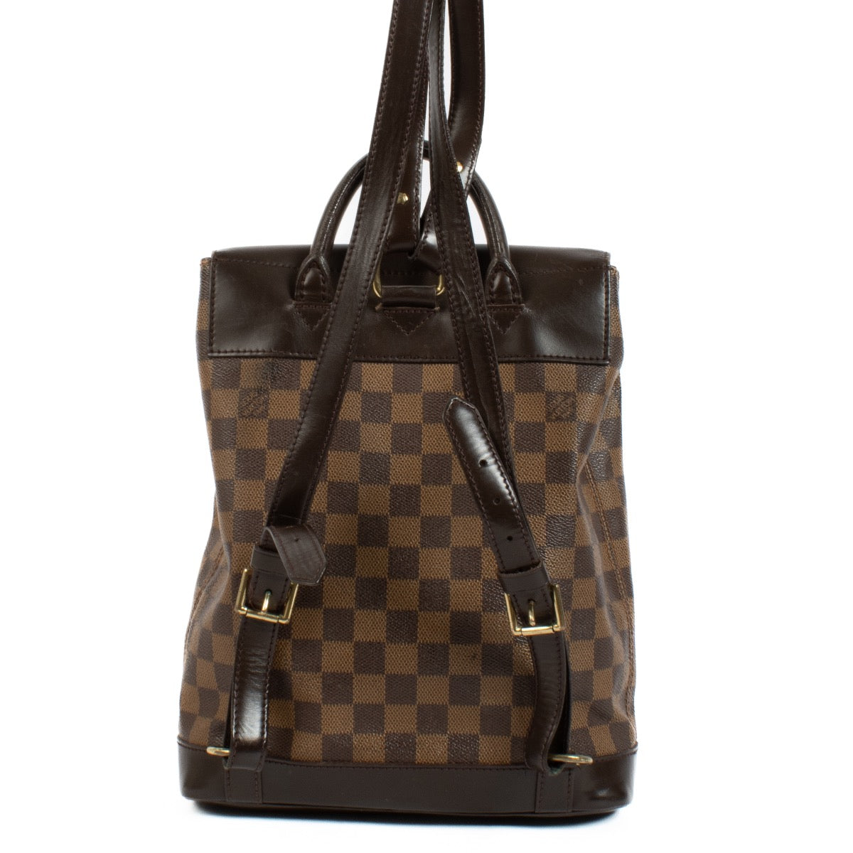 shop 100% authentic second hand Louis Vuitton Damier Ebene Soho Backpack on Labellov.com