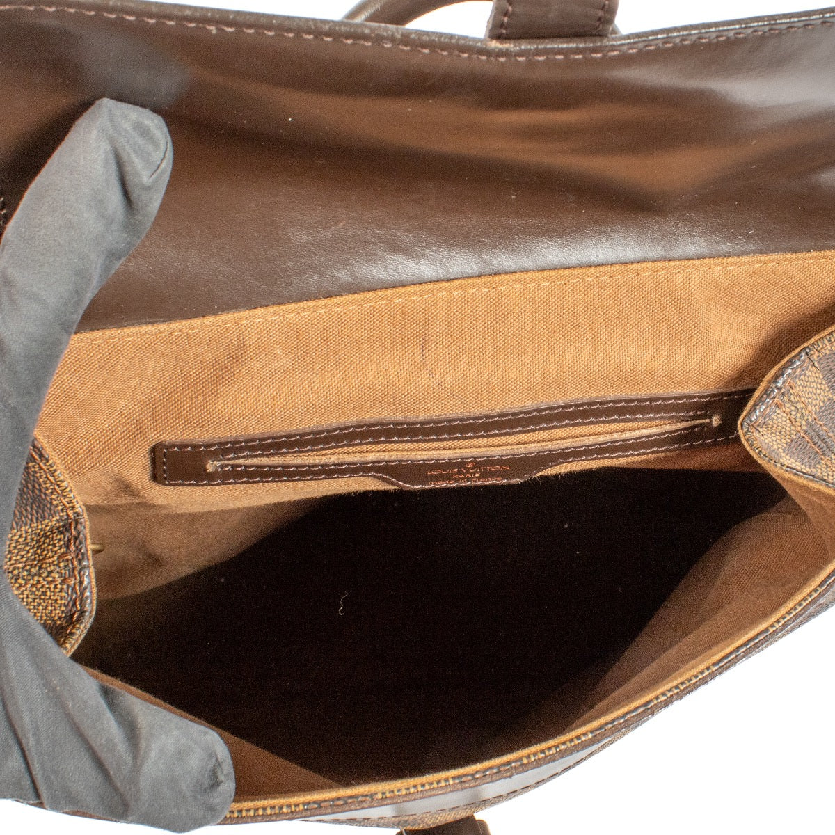 shop 100% authentic second hand Louis Vuitton Damier Ebene Soho Backpack on Labellov.com